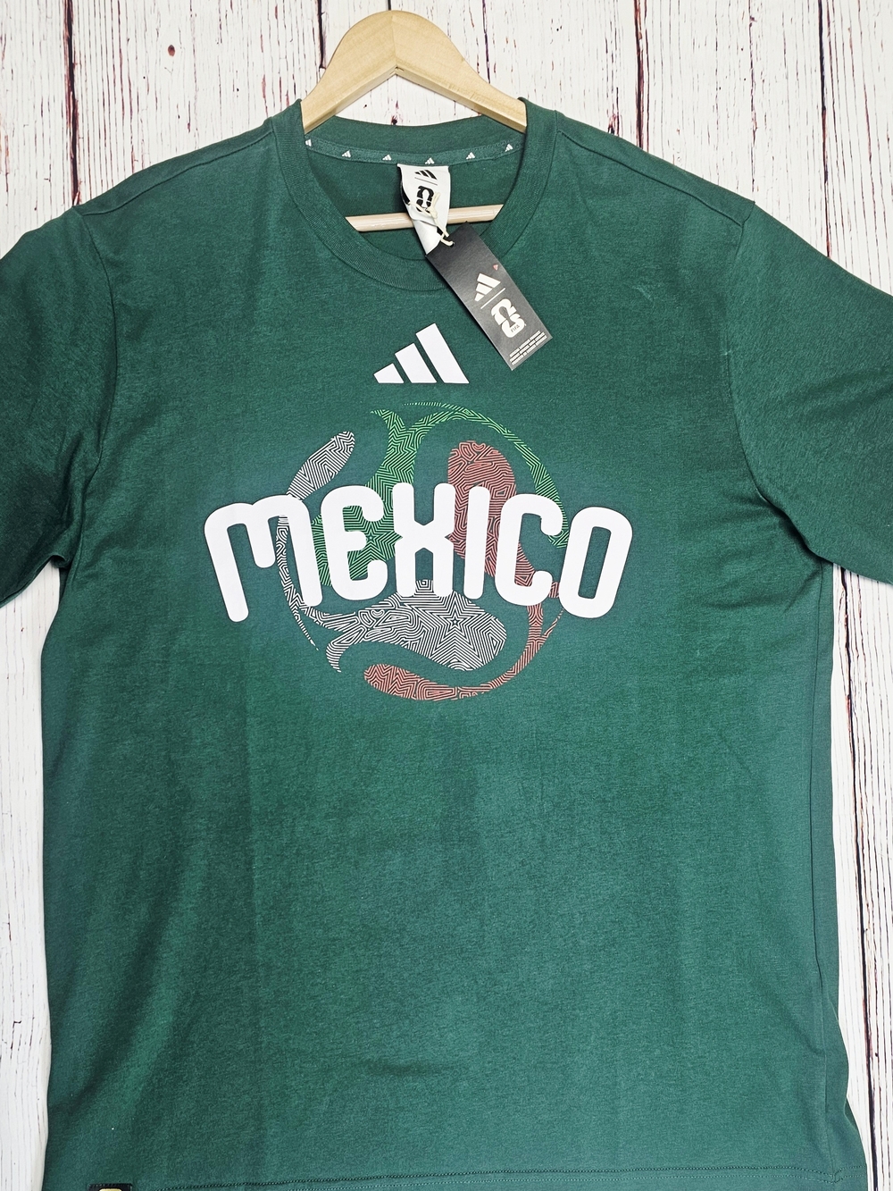Brand new Adidas Mexico graphic T-shirt with original tags.